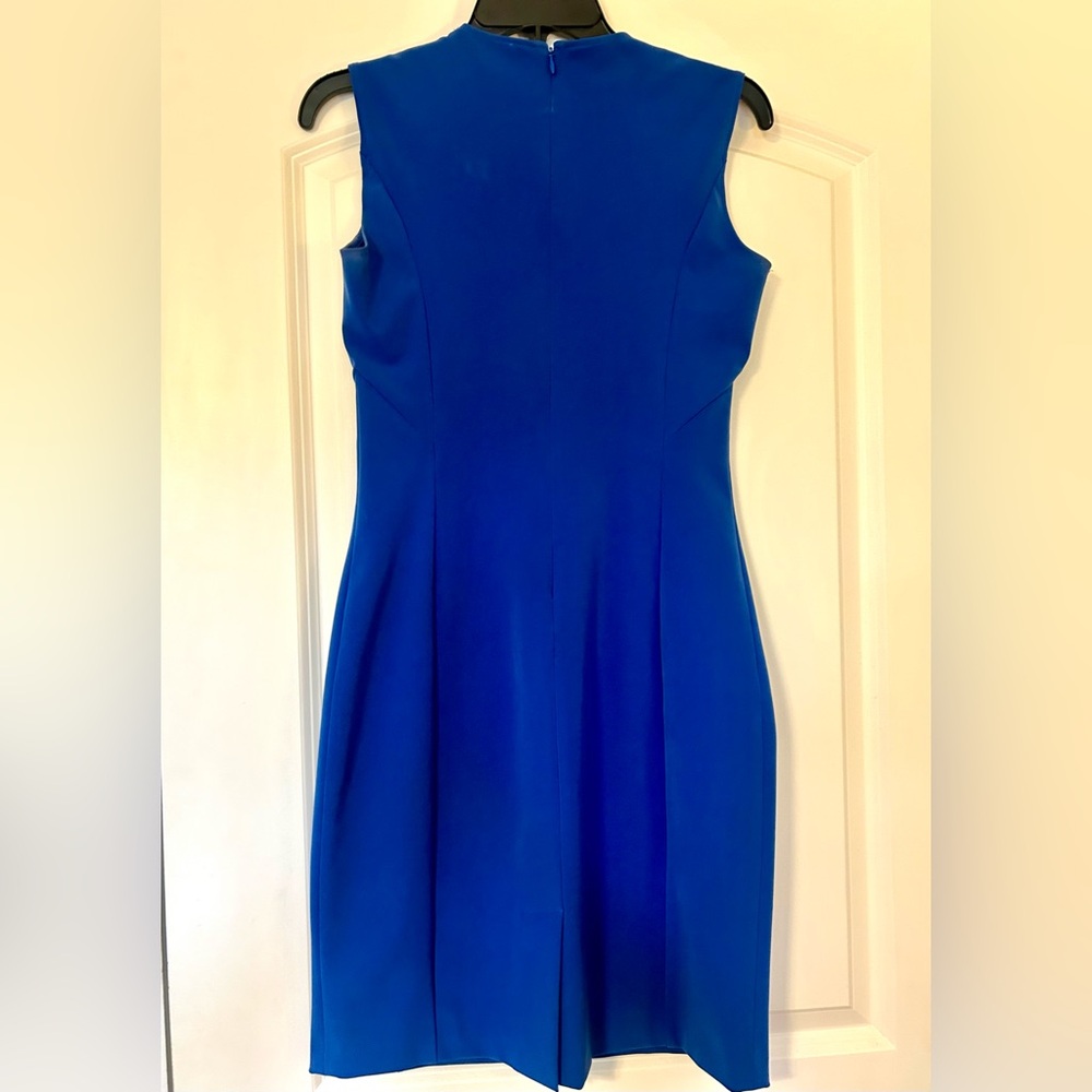 Of Mercer Royal Blue Midi Sheath Dress- Sz 0 - Picture 4 of 8